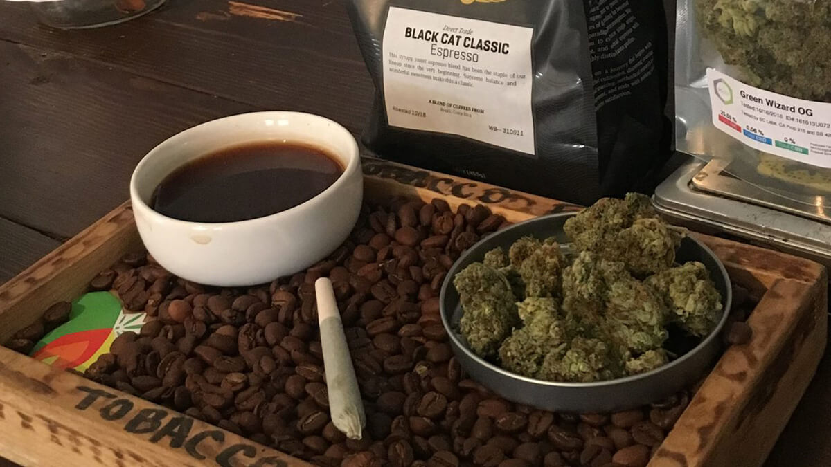 Weed and Coffee reduce anxiety